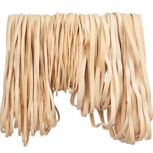 Rubber Bands Assorted Sizes 0.5lbs 4 sizes large rubber bands heavy duty Elastic Bands Tactical rubber band for Office supplies size#69,size#117B,size#8in,size(4-4/5" x 1/16")