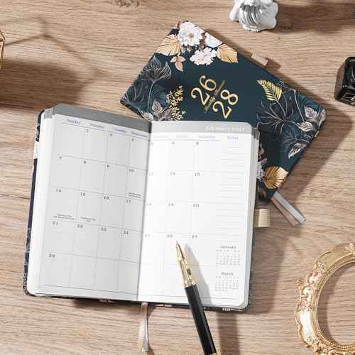 2026-2028 Monthly Pocket Planner/Calendar - Jan 2026 - Dec 2028(36 Months), 3 Year Monthly Planner 2026-2028, 6.4" x 3.8", 2 Bookmarks, Inner Pocket, Pen Holder, Perfect Organizer