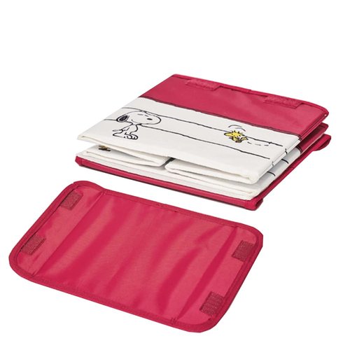 Finex White Dog Collapsible Foldable Storage Organizer Box with Removable Matching Lid Acessories Pen Holder Oxford Cloth