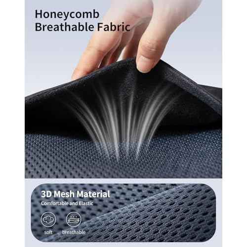 SAIJI Foot Hammock for Plane Travel, Upgraded Airplane Foot Hammock for No Feet or Leg Clashing, Portable Airplane Foot Rest with Warm & Privacy Cover, Long Flight Air Travel Essentials to Relax Feet