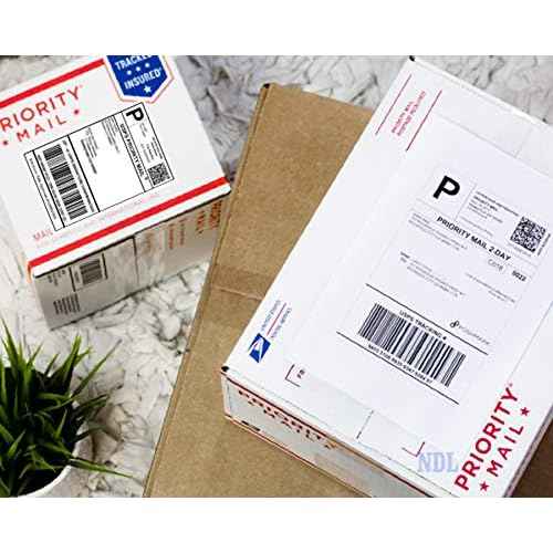 NextDayLabels - 250 Sheets Click Ship Integrated Labels with Tear Off Receipt, Designed for Printing Online Labels. 8-1/2" x 11" Sheet with one Label 6.8125" x 4.75", Use for USPS, Ebay, Paypal, ETC.