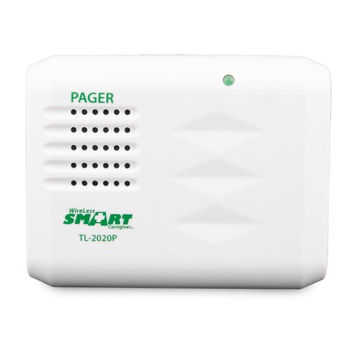 Smart Caregiver Floor Mat Alarm and Pager System - Includes Wireless Pager That Alerts When Someone Steps on The Durable 24in x 48in Floor Mat Sensor