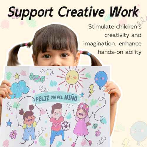 4 Pack Trifold Poster Board, 36x48 Inches White Presentation Board, Portable Display Board for Science Fair, School DIY Project and Business Exhibitions