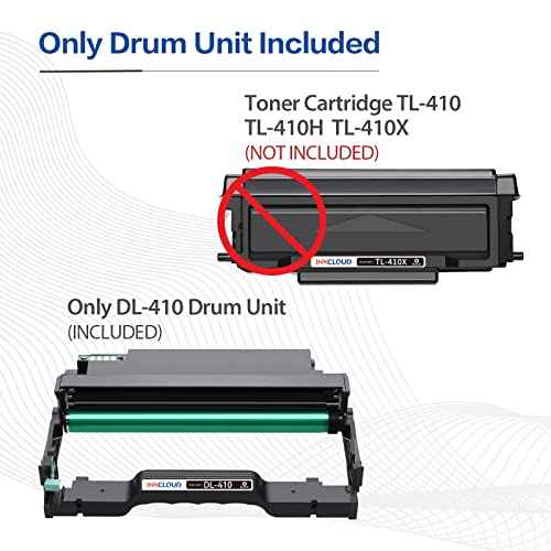 INKCLOUD DL-410 Drum Unit Compatible with Pantum DL-410 Drum Unit, Yields up to 12,000 Pages, Work with Pantum P3010, P3012, P3300, P3302,M6800, M6802, M7200, M7202, M7300 Printer