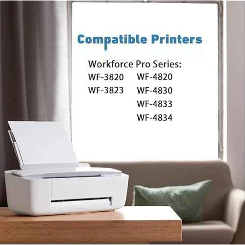 822XL Remanufactured for epson 822xl Ink cartridges T822 822XL Black for Workforce Pro WF-3820 WF-4833 WF-4830 WF-4820 Printer (3 Black)