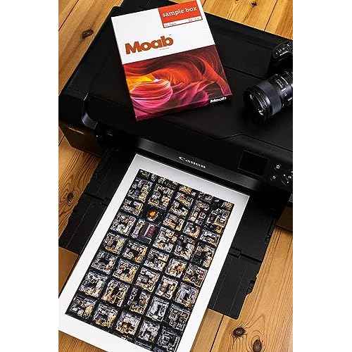 Moab Slickrock Metallic Pearl 260 Fine Art Archival Inkjet Paper, Glossy White, Medium Weight 260gsm, 8.5 x 11 inches, 25 sheets