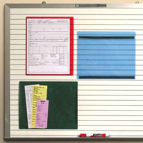 StoreSMART - File Jacket with Magnetic Back - 5-Pack - Clear Plastic - Heavy Duty - FJ85STCM-5