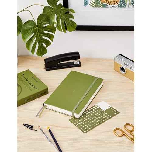 Moleskine Passion Journal, Travel, Hard Cover, Large (5" x 8.25") Elm Green, 400 Pages