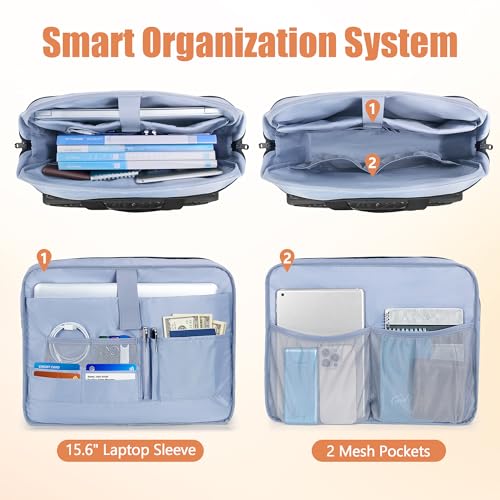 Fireproof Document Bag with Accordion File Organizer, Fireproof Document Safe Storage, Fits up to 15.6" Laptop, Suitable for Legal Files and Valuables, Black