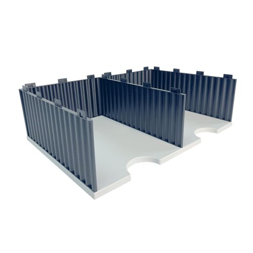 Ultimate Office TierDrop Riser Storage Base Lifts Your Sorter 5 Inches Off of The Work Surface for Easier Unobstructed Access to The Lower Compartments and Easy Access to Frequently Used Supplies…