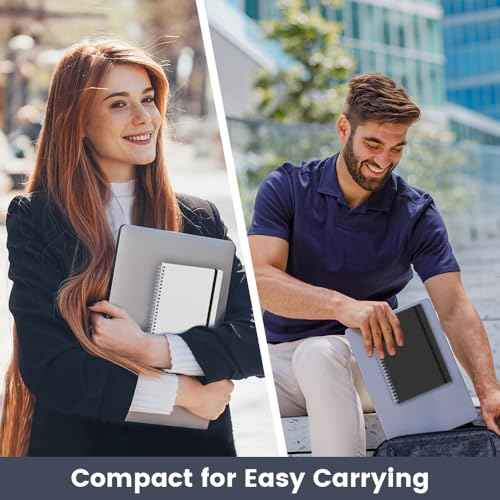 Spiral Journal Notebook - 2 Pack Small Size, Lined Journals for Writing, Journaling, Note Pad, Diary, Work & School, Men & Women (Black, 5x7)