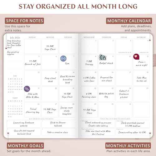 Legend Hourly Schedule Planner PRO Dated Jan 2026-Jan 2027 ? Deluxe Weekly & Daily Organizer with Time Slots. Appointment Book Journal for Work & Time Management, A4 Hardcover, Rose Gold