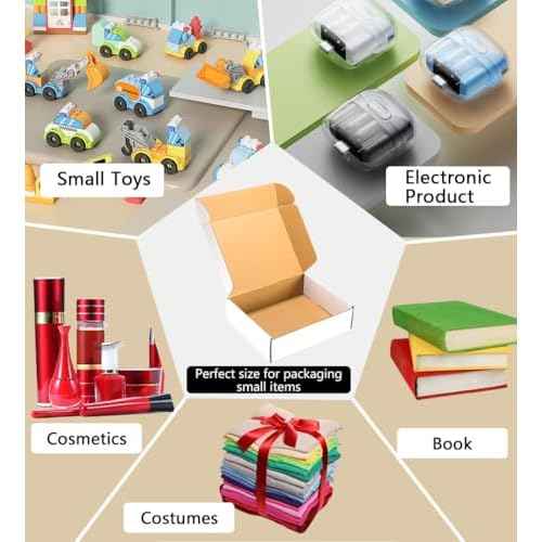 12x9x4 inches Shipping Boxes 20 Pack,TUKYLIL White Corrugated Cardboard Box,Mailer carton for Packaging Small Business,Gifts,Craft,Jewelry,daily supplies