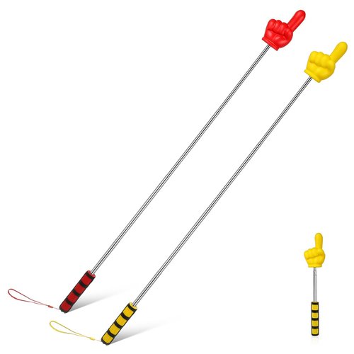 Gatuida 2pcs Pointer Stick for Classroom Teachers Students Extendable Finger Pointer Stick Classroom Essentials