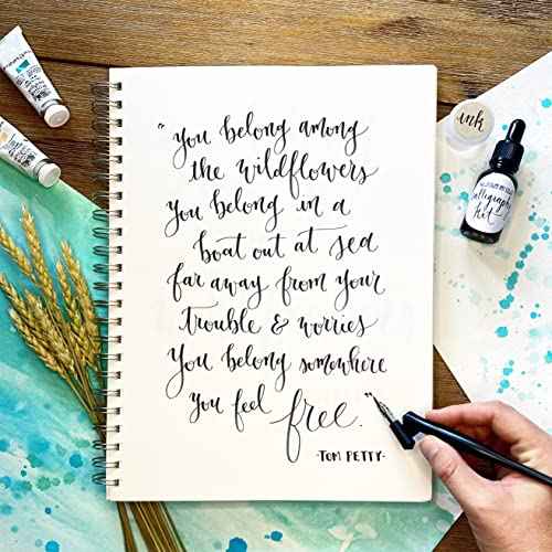 Calligraphy Starter Kit - Beginner Modern Calligraphy DIY Kit - Oblique Pen Hand Lettering with Nib