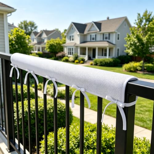 PregSpag 3Pcs White Furniture Edge Protector Strips - Breathable Mesh, Machine Washable, Easy Install