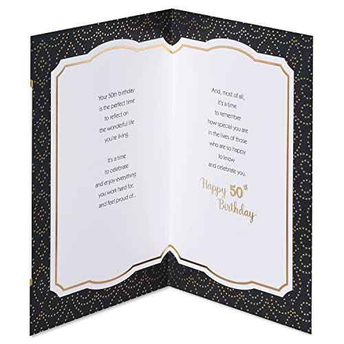 American Greetings 50th Birthday Card (Wonderful Life You're Living)