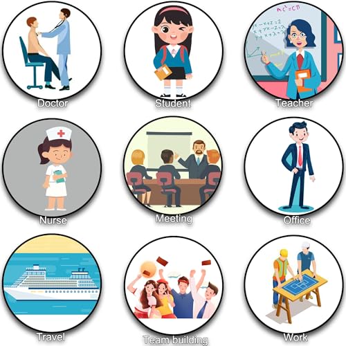 HoAoOo 2-Pack Retractable Badge Reel with Claw Clasp & Clip for ID Card Holders