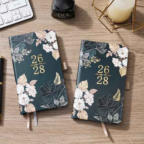 2026-2028 Monthly Pocket Planner/Calendar - Jan 2026 - Dec 2028(36 Months), 3 Year Monthly Planner 2026-2028, 6.4" x 3.8", 2 Bookmarks, Inner Pocket, Pen Holder, Perfect Organizer