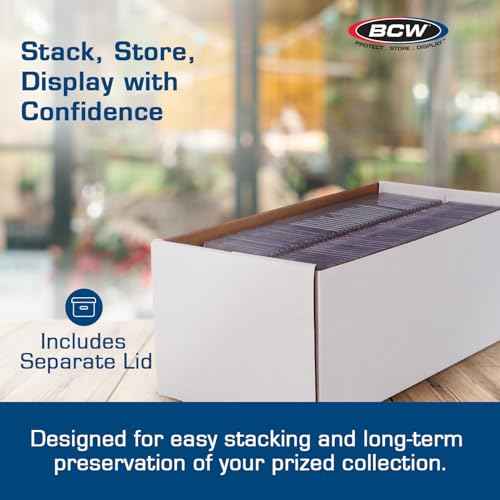 BCW 3ct Graded Shoe Box - Card Storage Holds 300 Toploaders & 100 Graded Cards