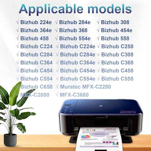 WX-103 WX103 Waste Toner Box Container(A4NNWY1) Compatible for Konica Minolta Bizhub C554 C454 C364 C284 C224 C554e C454e C364e C284e C224e Series Printers