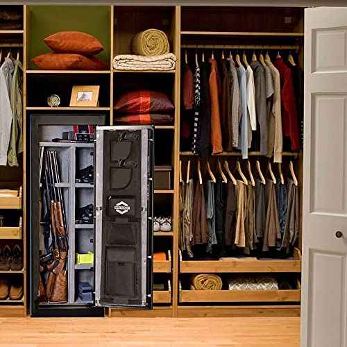 RAYMACE Gun Safe Door Panel Organizer 10.6W*43.5H£¬Adjustable Width to 13 Inch, Pistols and Documents Storage Solution