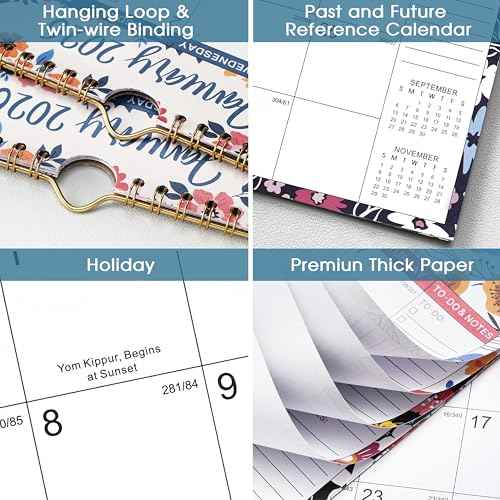 2026 Wall Calendar - 2026 Calendar, 12 Months Hanging Calendar 2026, Jan 2026 - Dec 2026, 11" x 8.5", Spiral Binding, Julian Dates, Large Block, Notes, To-do List, Thick Paper, Perfect for Organizing