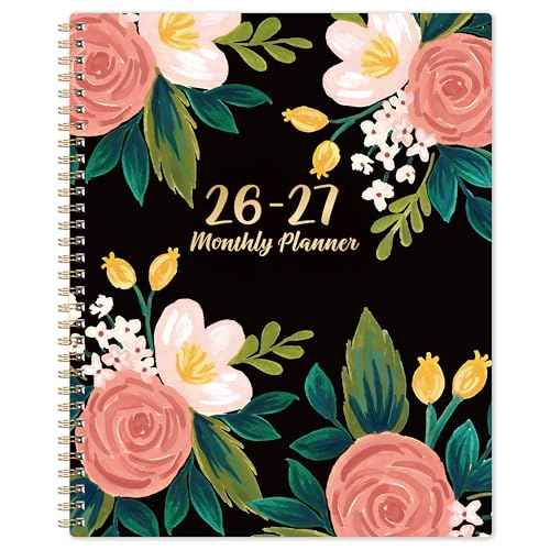 2026-2027 Monthly Planner/Calendar - 2 Year Planner 2026-2027, Jan 2026 - Dec 2027, Monthly Calendar 2026-2027 with Two-Side Pocket, 9'' x 11'', Tabs, Sturdy Binding