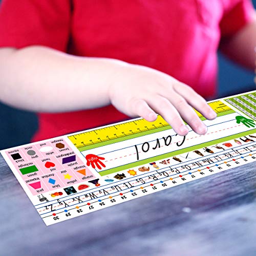 Desk Name Plates Pack of 36 Self-Adhesive Classroom Labels for Teachers