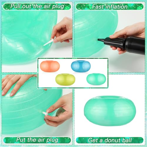Libima 4Pcs Flexible Balance Ball Chairs for Classroom — Fresh Color
