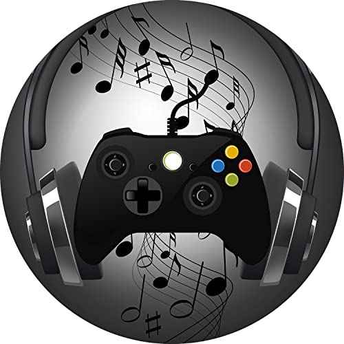 Gaming Chair Mat for Hardwood Floor Non-Slip Round Office Chair Mat for Computer Chair Carpet for Office Gaming Room (Round 47", Black)