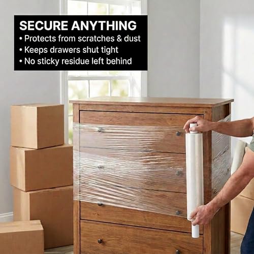 BOX USA Stretch Wrap Extra Wide Film Roll - 20 in & 1000 ft long