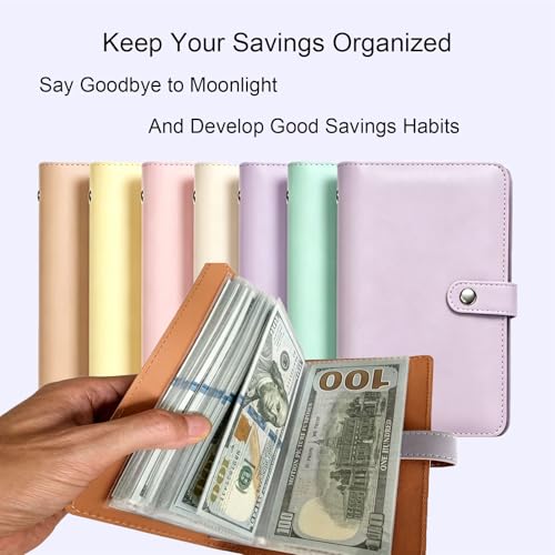 100 Envelopes Budget Binder for Savings Challenges, Organize Cash, Gift