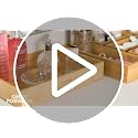 Grow Forward 14-Piece Bamboo Drawer Organizer Set - Multi-Size Storage Trays for Kitchen, Bathroom, Office & Makeup