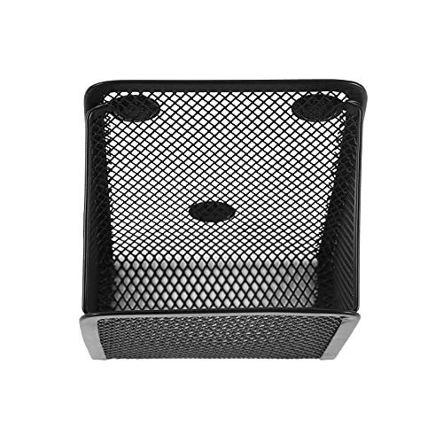 Magnetic Pencil Holder,Mesh Stainless Steel Pen Basket, Metal Writing Utensil Storage Organizer for Whiteboard,Blackboard,Kitchen, Locker, Home, or Office