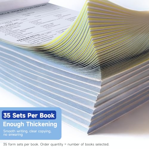 DVIR Inspection Books, 10 Pack, 2-Part NCR—Pre-Trip Truck Forms by Foliom (Variant 10)