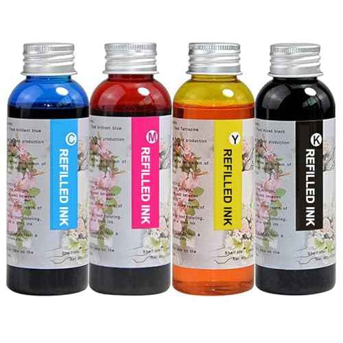 400ML Ink Refill for C88 C88+ WF7710 ET2720 ET15000 WF3640 WF7110 WF7210 WF3610 Inkjet DIY Bottle Printers