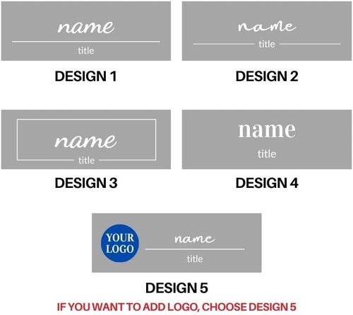 Regine Switzerland Personalized Desk Name Plate - Custom LED Office Gift for Coworkers & Managers