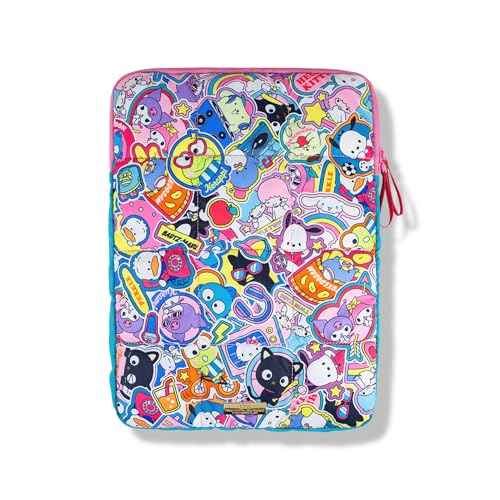 Sonix x Sanrio | Puffy Laptop Sleeve | 15-16 Inch, Quilted Pillow Puffer Laptop Carrying Case, Computer Sleeve | Hello Kitty & Friends Stickers