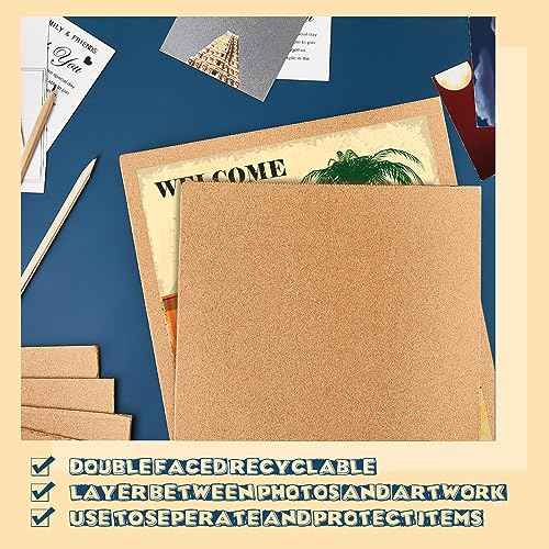Henoyso 110 Pack 12 x 12 Inch Corrugated Cardboard Sheets Flat Cardboard Sheets Packaging Inserts Flat Square Inserts Squares Separators for Shipping Packing Mailing Crafts(Brown)