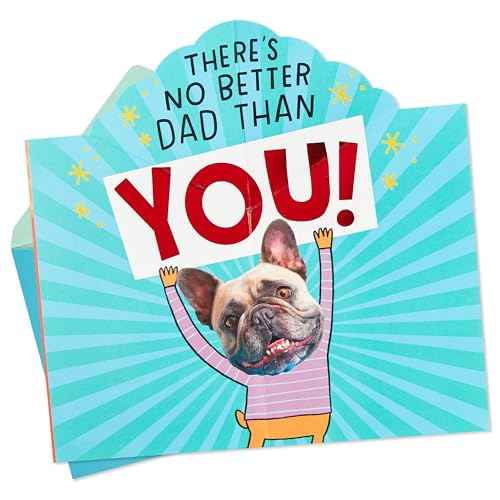 Hallmark Funny Birthday Card for Dad (French Bulldog)