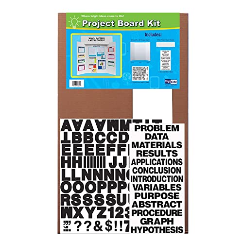 Flipside Products 36x48 Inch Project Board Kit | 10 Pack School Presentation Display