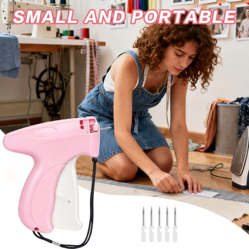Stitch Gun for Garments with 6 Needles, 5mm Fasteners - Quick Clothing Fixer