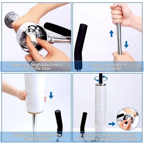 Pallet Stretch Film Packing Machine Shrink Wrap Dispenser Holder