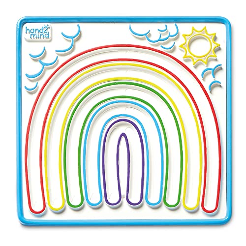 hand2mind Mindful Maze Boards, Tactile Sensory Toys for Toddlers, Anxiety Relief Items, Calm Down Corner Supplies, Emotional Regulation Tools for Kids, Play Therapy Toys, Mindfulness Gifts