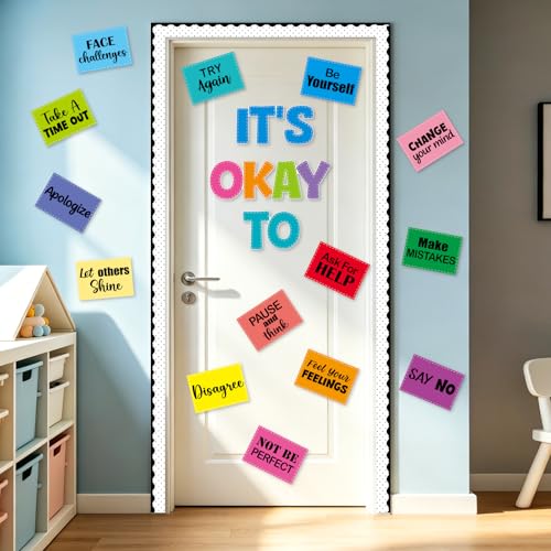 COCHIE OKAY Affirmation Station Bulletin Board Classroom Decorations Set - Welcome Back to School