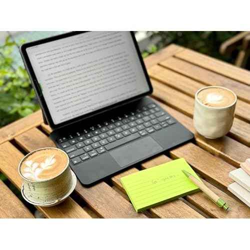 480 Sheets 3 in x 5 in Large Sticky Notes, 76 x 127 mm 6 Pads Assorted Self-Stick Pads for Notebook,Office,School and Home,80 Sheets/Pad (6 Pads Brillant)