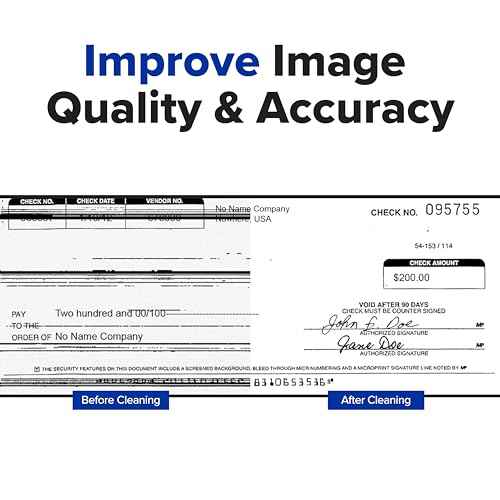 KICTeam - Waffletechnology¢ç Cleaning Cards for Digital Check Scanners (15 Cards) - Digital Check Tested & Approved - Presaturated with WonderSolvent