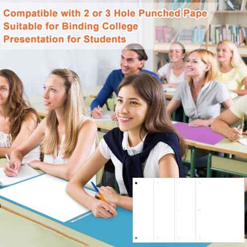 gisgfim 12 Pcs 11'' x 17'' Pressboard Report Cover 3" Capacity Metal Prong Paper Fastener with Compressor Presentation Binder Folder to Neatly Bind Reports Proposals Transcripts Document