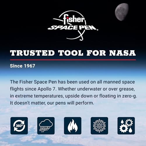 Fisher Space Pen Aurora Borealis Bullet Space Pen, Ballpoint, Lime Green, Black Ink, Pocket Clip, Gift Box